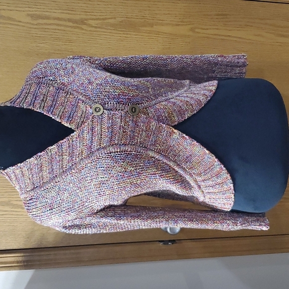 St. John sport crop multicolored knit cardigan excellent condition - Picture 1 of 8